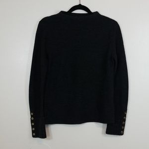 Club Monaco 100% Wool Black Classy Sweater